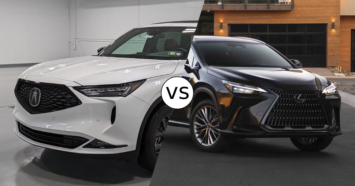 2023 Lexus NX 250 vs. 2023 Acura RDX Luxury SUV Comparison